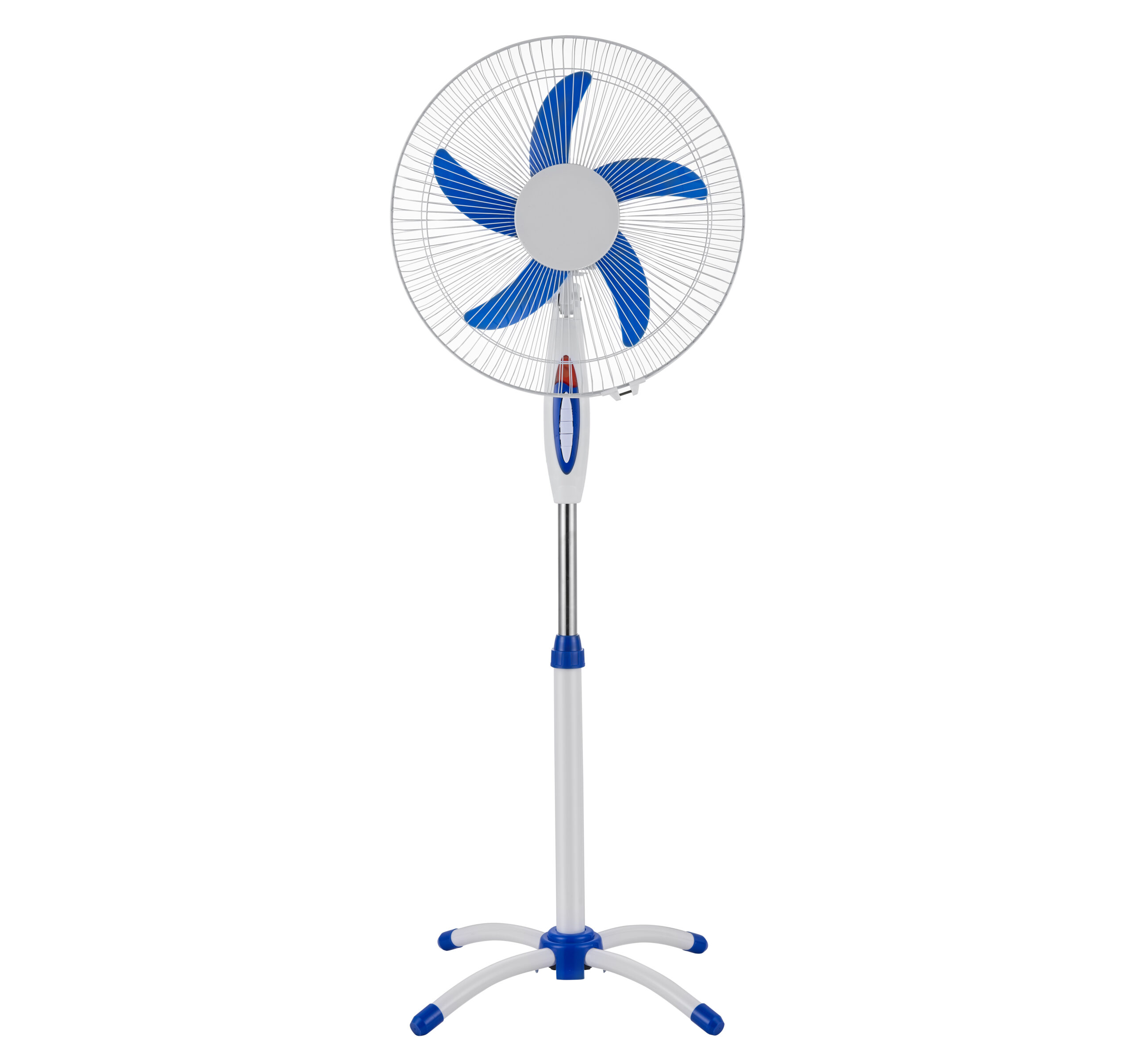16-inch Two-Tip Squid – Pedestal Fan Blue with 5 Colored Blades